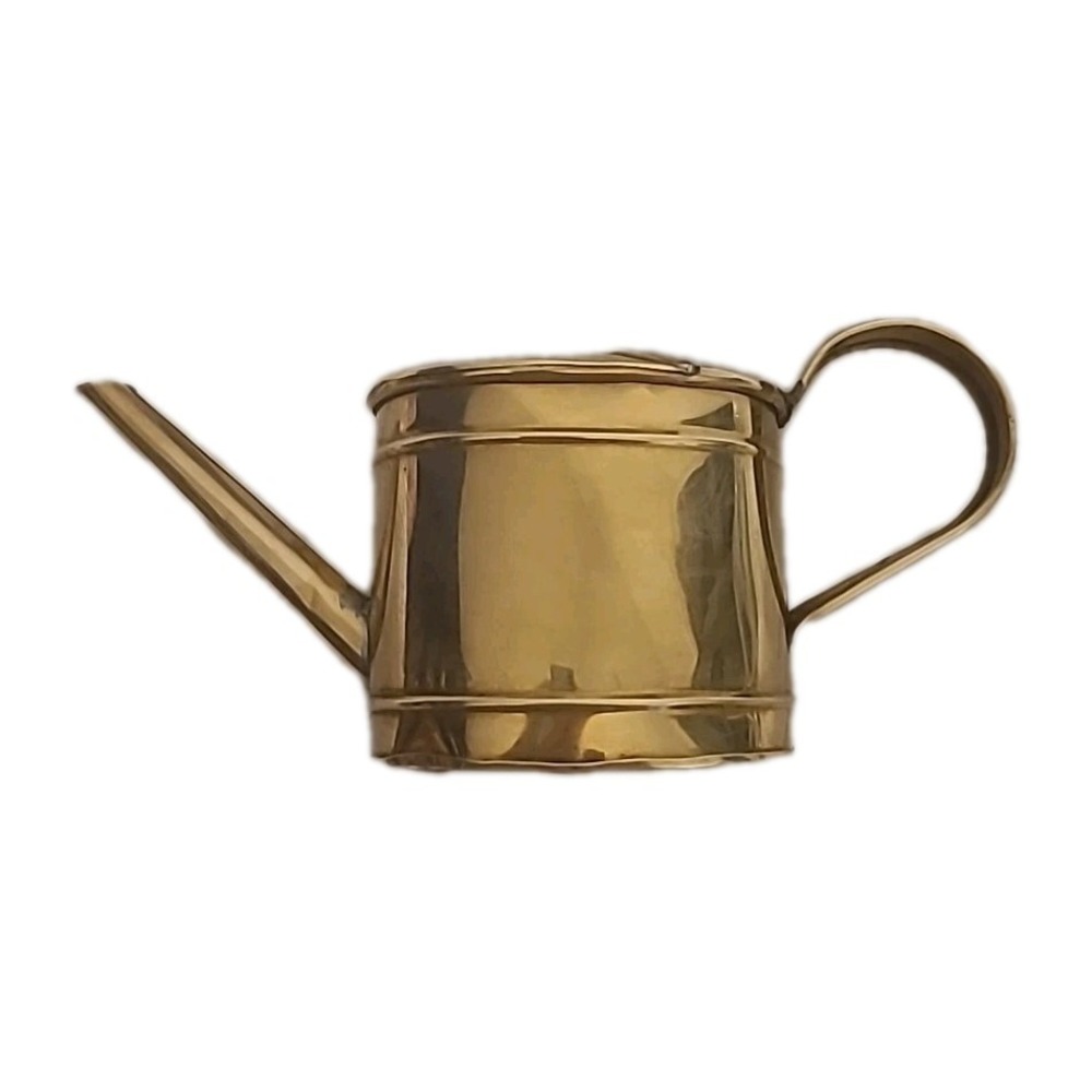 Lightweight Brass Metal Watering Can/Flower Holder